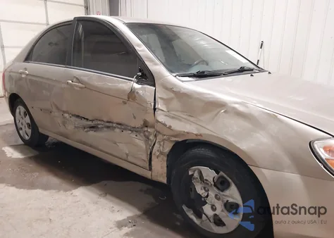 2007 Kia Spectra Ex from USA, damaged, VIN KNAFE121375412687